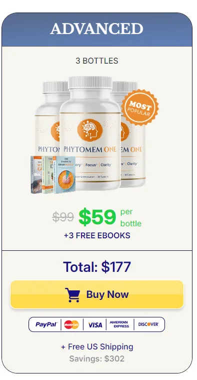 Phytomem One 3 Bottles pricing