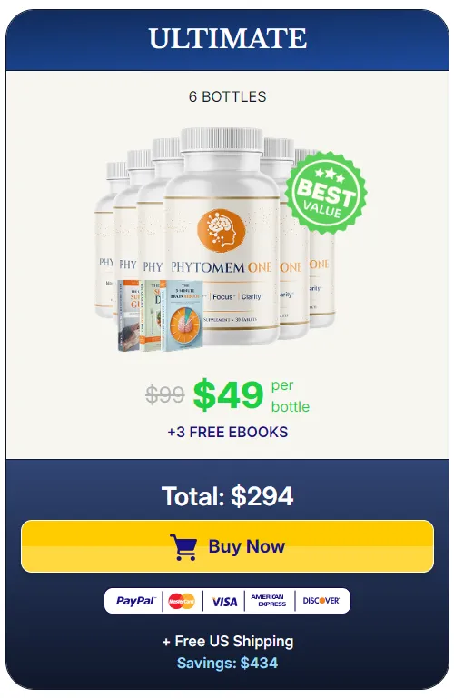 Phytomem One 6 Bottles pricing